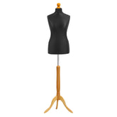 Black Dummy with Lightwood Tripod Stand